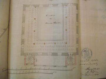 plan synagogi-projekt przebudowy1872