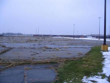 The demolition site of Buick City, for many years General Motors' flagship factory on the North side.