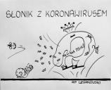 Słonik z koronawirusem - Andrzej Piotr Lesiakowski