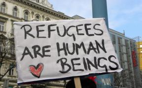 2013-02-16 - Wien - Demo Gleiche Rechte für alle (Refugee-Solidaritätsdemo) - Refugees are human beings